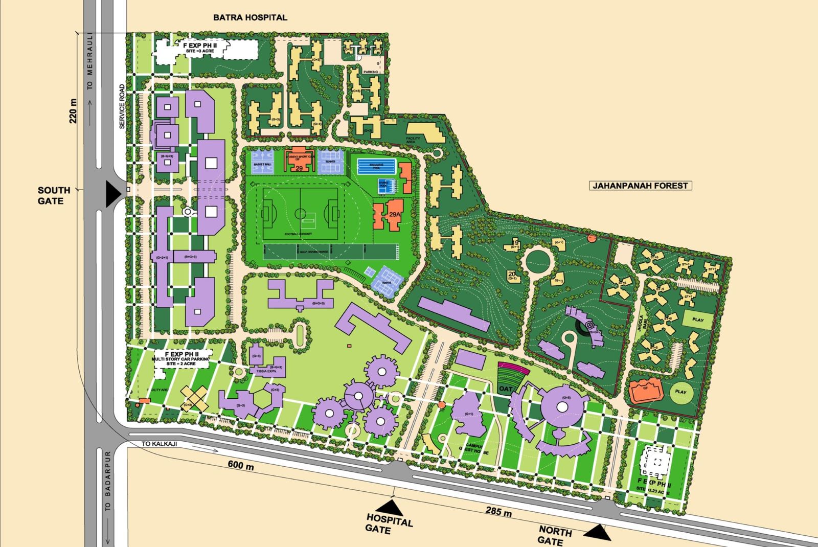 Master Planning of Jamia Hamdard